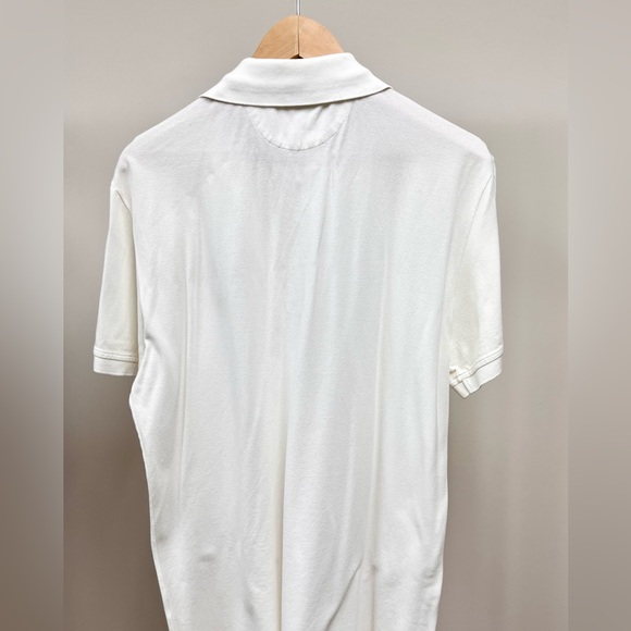 Isaia polo, white. Size L. Barely worn. Amazing quality. - Picture 3 of 3